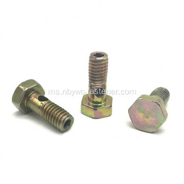 Hex Bolt dengan Zink Lubang